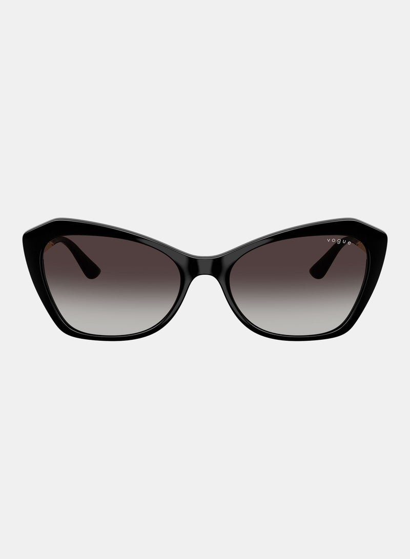 Vogue Full Rim Cat Eye Sunglasses 5626S, 56, W44, 8G - Image 1